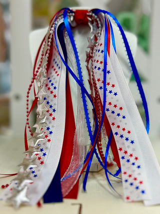 Pony Tail Streamers - Patriotic