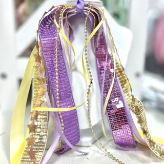 Pony Tail Streamer-Lavender Tiger Spirit