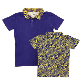 Belle Cher Tiger Striped Polo
