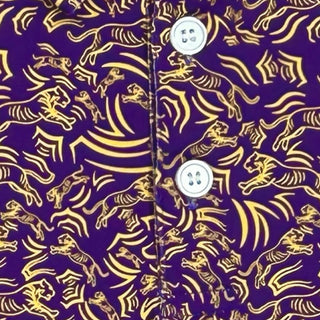 Meripex Tiger Polo Purple/Gold