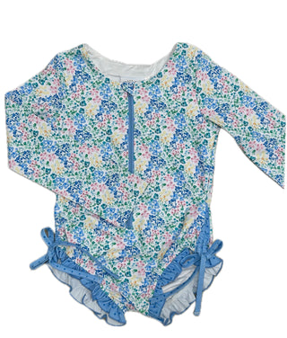 Swoon Rashguard Swimmy Blue Floral