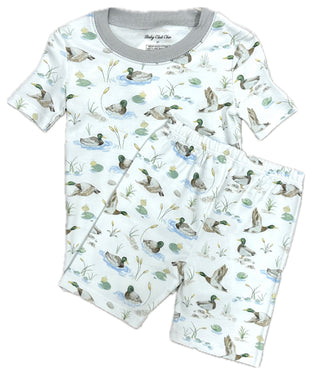 Baby Club Chic Mallard Ducks Short Kid Set