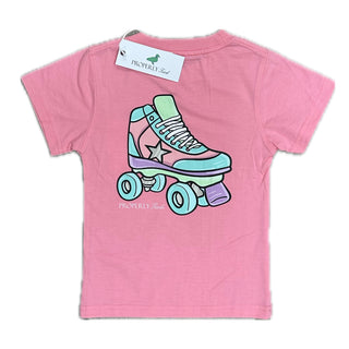Properly Tied Roller Skate Tee Light Pink