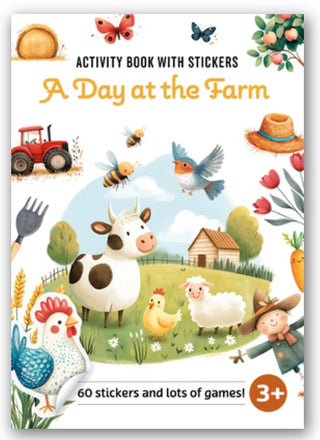 A Day at the Farm - Activity Book with Stickers