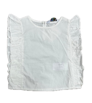 Compania Fantastica White Ruffled Top