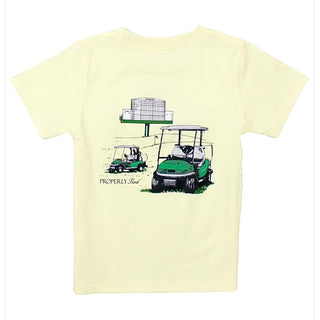 Properly Tied Leaderboard S/S Tee - Light Yellow