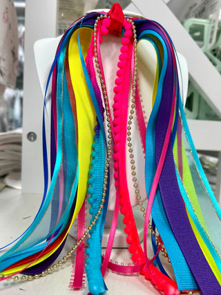 Pony Tail Streamers - Hot