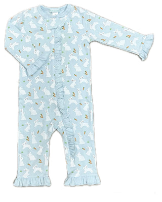 La Luna Pima Carrot & Bunny Girls Footless PJ