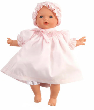 10" Abby Doll Bald Pink Dress