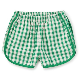Tea Collection Woven Dolphin Shorts - Garden Party Check