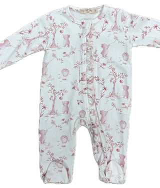Baby Club Chic Toile De Jouy Pink Footie