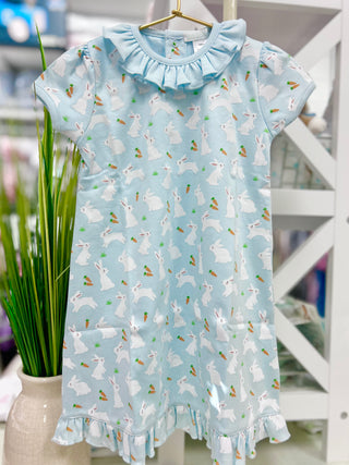 La Luna Pima Carrot & Bunny Nightgown