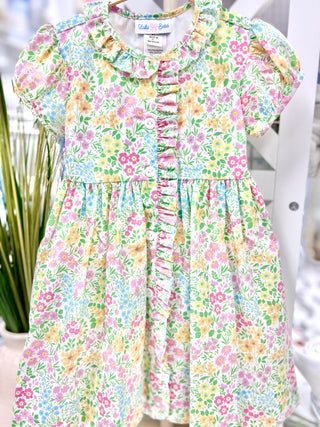 Lulu Bebe Ashley Summer Floral Button Up Dress