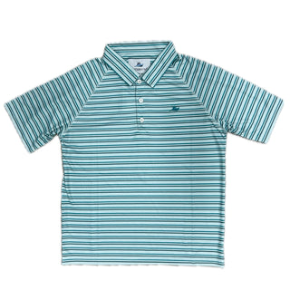 Southbound Boys Short Sleeve Polo Gray/Oil/Blue