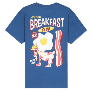 GOAT USA Breakfast Crew T-shirt: Navy