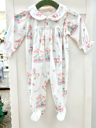 Baby Club Chic Carousel Footie w/ Collar