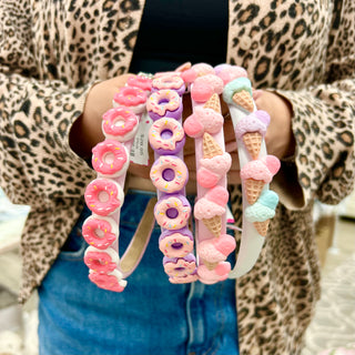 Bari Lynn Thin Donut Head band- Assorted
