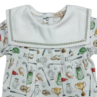 Baby Club Chic Little Champions Bubble w/ Bib Collar