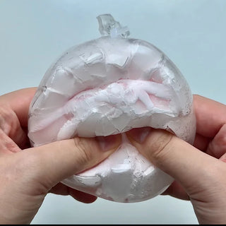 Crispy Wax Covered Handmade Ball Squishy (Various Solid Colors)