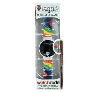 Watchitude Tag’d 2 Trackable Watch - Rainbow Tie Dye