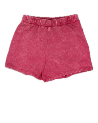 Erge Mineral Biker Shorts- Fuschia