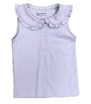 Baby Club Chic Lavender Solid Blouse with Collar