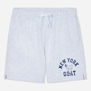 GOAT USA NY French Terry Shorts: Pale Gray