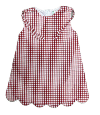 Sage and Lily Red White Shoulder Tie Dress
