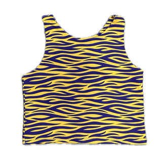 Belle Cher Tiger Striped Razorback Top