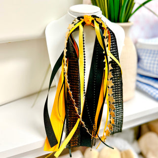 School Ribbon Strip Pony Tail Streamer