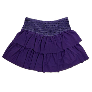 Azarhia Smocked Mesh Skort - Purple