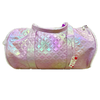 Bari Lynn Lavender Charm Duffle Bag