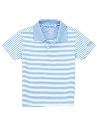 Properly Tied Powder Blue Dallas Performance Polo Shirt