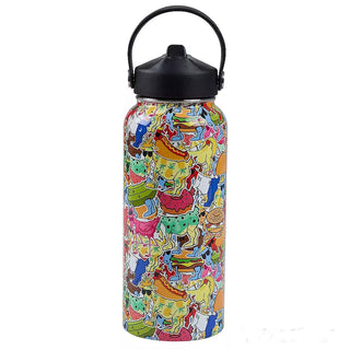 GOAT USA Multi-Sticker AOP '26 Water Bottle: Multi