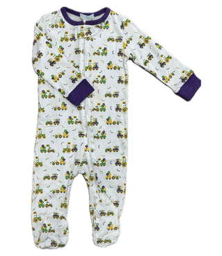 La Luna Mardi Gras Tractor Footie