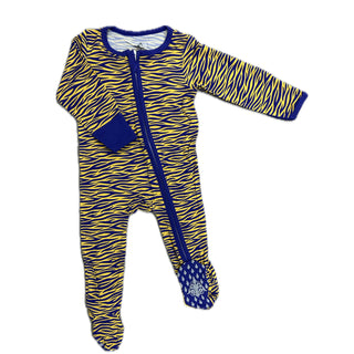 Belle Cher Tiger Stripe Footie