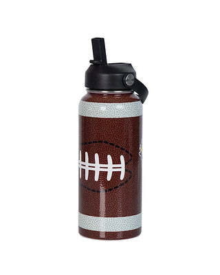GOAT USA Football Sport Water Bottle: Brown