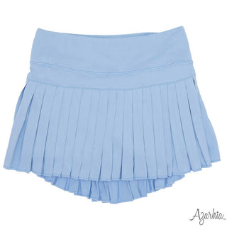Azarhia Mini Pleated Skort - Light Blue