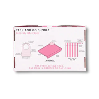 Bella Tunno Pack and Go Bundle: Silicone Mat, Silicone Bib & Waterproof Bag