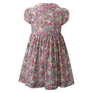 Rachel Riley Peony Button-Front Dress