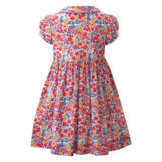 Rachel Riley Meadow Floral Button-Front Dress