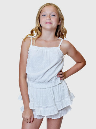 Design History Swiss Dot Skort Set