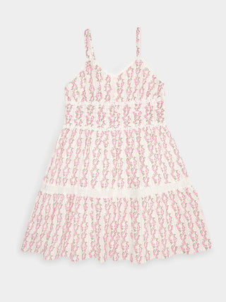 Design History Smocked Lace Dress