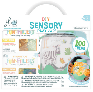 Glo Pals DIY Sensory Play Jar Set - Zoo