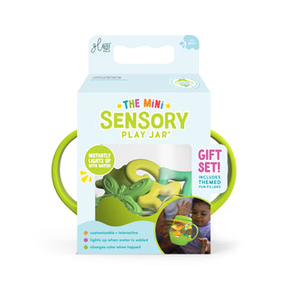 Glo Pals Mini Sensory Play Jar - Green