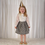 Rachel Riley Floral Damask Skirt Set