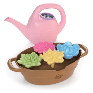 Green Toys Rainbow Bloom Watering Can Set - Pink