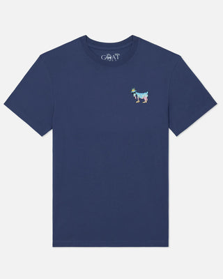 GOAT USA Navy Coolness Drips T-shirt