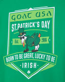 GOAT USA Kelly Green Irish T-shirt