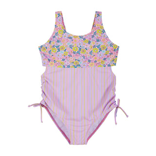 Andy & Evan Purple Floral One Piece